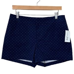 ❤️ MAISON JULES Navy White Chino Shorts